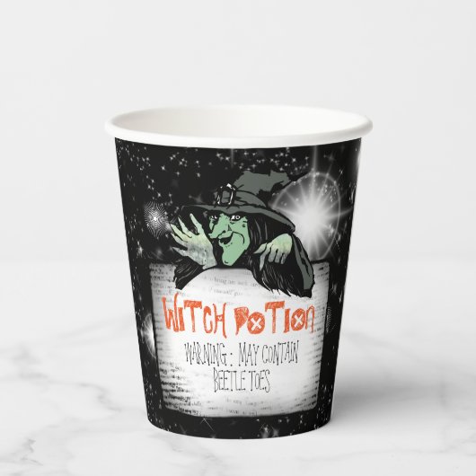 Witch's Potion ID217 Papieren Bekers (Achterkant)