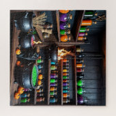 Witch's Potion Room: een magische alchemistische o Legpuzzel (Horizontaal)
