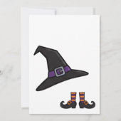 Witch's Spell Halloween Party Uitnodiging (Achterkant)