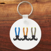 Witch's Stripy Sokken Sleutelhanger (Voorkant)