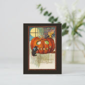 Witch's Wand Halloween Briefkaart (Staand voorkant)