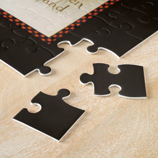 Witch's Wand Halloween Legpuzzel (Zijkant)