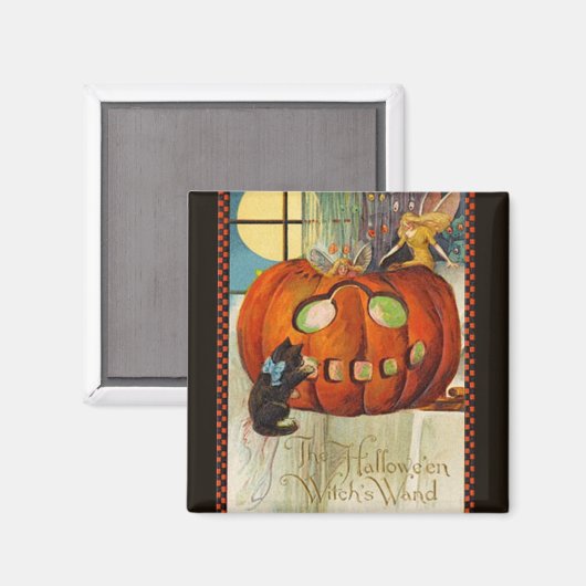 Witch's Wand Halloween Magneet (Voorkant / Achterkant)