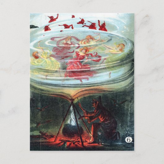 Witch's Whirl Waltzes Briefkaart (Voorkant)