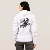 Witch's Wickedly Fast Halloween Escape! Hoodie (Achterkant volledig)