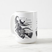 Witch's Wickedly Fast Halloween Escape! Koffiemok (Voorkant links)