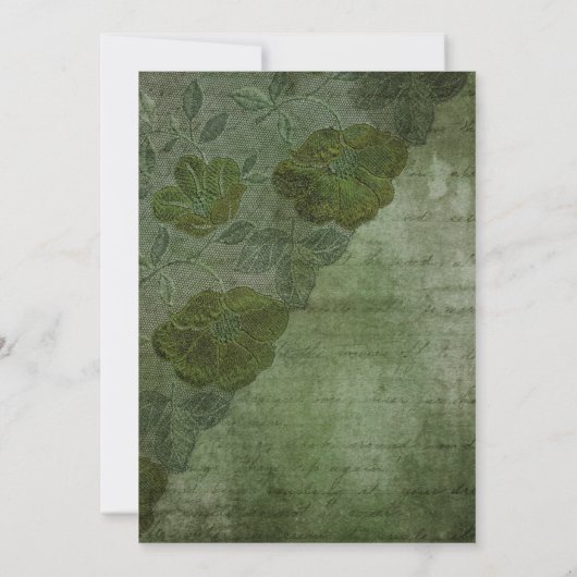 Witchwood Gothic Wedding Kaart (Achterkant)