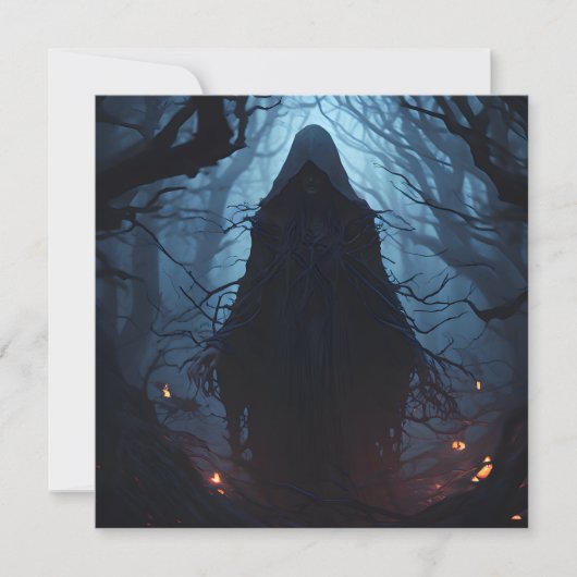 Witchwood Halloween Feestdagenkaart (Voorkant)