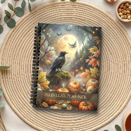 Witchy Autumn – Raven & Pumpkin Forest Volle Maan Planner