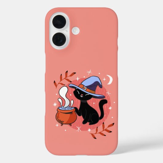 Witchy Black Cat Case-Mate iPhone Case (Achterkant)