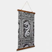 Witchy Black Cat Tapestry – Occult & Spooky Wall A Hangend Wandkleed (Gebogen)