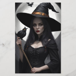 Witchy Black Raven Flyer