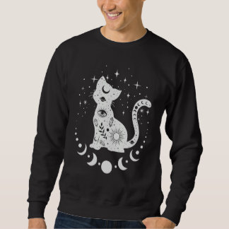 Witchy Boho Cat, Astrologie Cat, Tarot, Spiritueel Trui