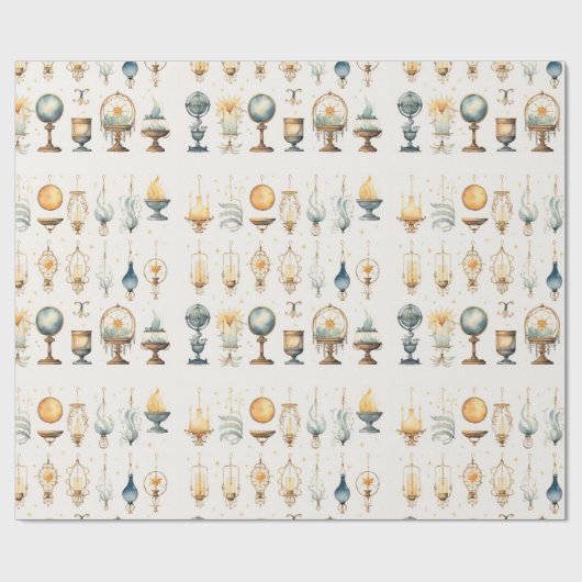 Witchy  Boho Tissue Paper Cadeaupapier (Vlak)