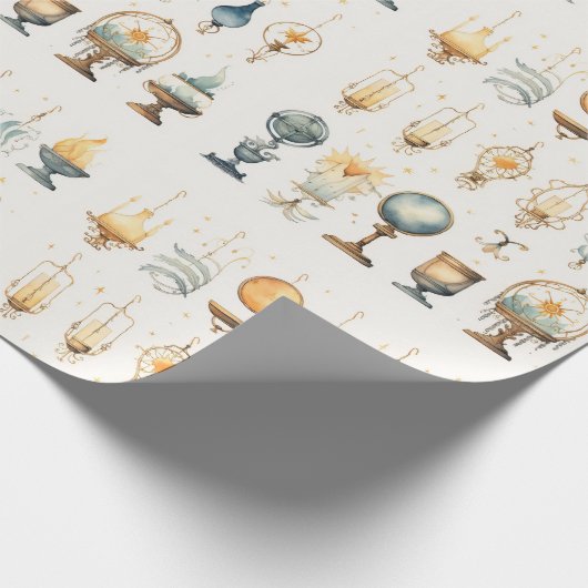 Witchy  Boho Tissue Paper Cadeaupapier (Hoek)