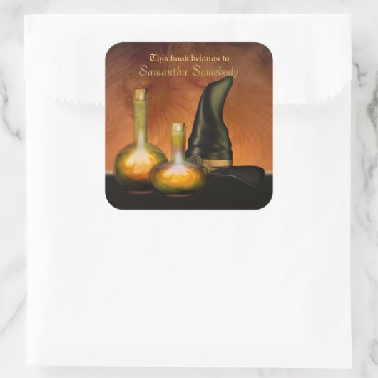 Witchy Bookplate Library Stickers (Tas)