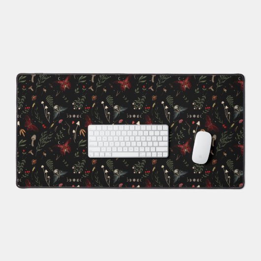 Witchy Botanical Desk Mat (Keyboard & Muis)