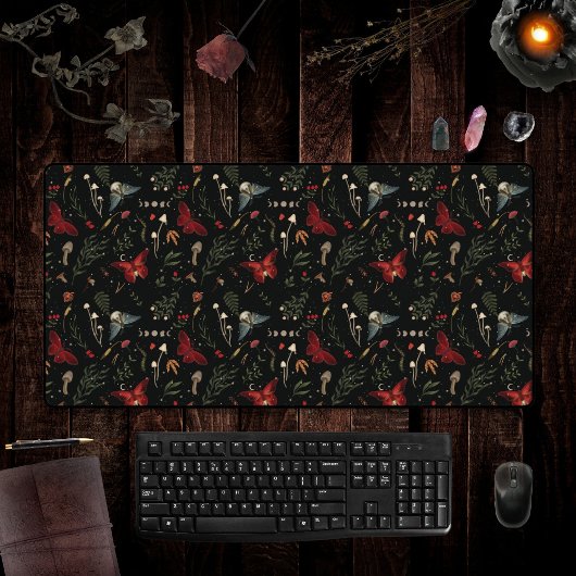 Witchy Botanical Desk Mat