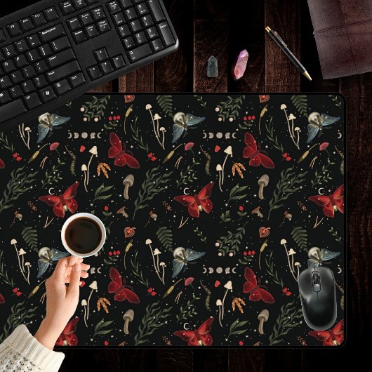 Witchy Botanical Desk Mat