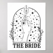 Witchy Bride Coven Matching Gothic Bachelorette Pa Poster (Voorkant)