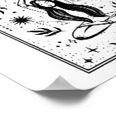 Witchy Bride Coven Tarot Celestial Gothic Bachelor Poster (Hoek)