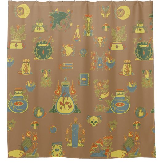 Witchy Business  Art Douchegordijn (Voorkant)