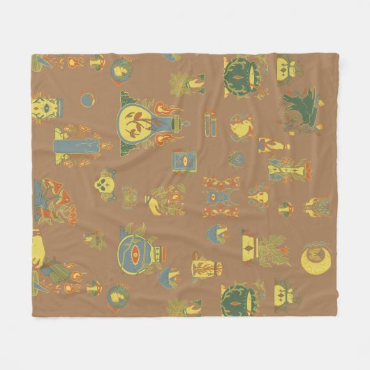 Witchy Business Art Fleece Deken (Voorkant (Horizontaal))