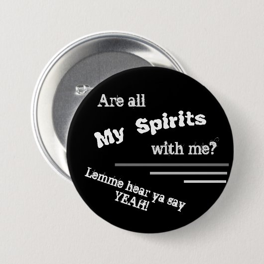 Witchy Button (Voorkant /achterkant)