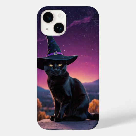 Witchy Cat Halloween T-shirt Case-Mate iPhone Case (Achterkant)