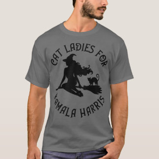 Witchy Cat Ladies voor Kamala Wiccan Pagan Cheeky T-shirt