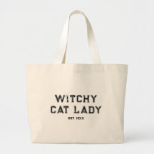 Witchy Cat Lady Custom Est. Datum noodlijdende vro