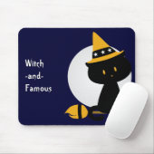 Witchy Cat Mousepad Muismat (Met muis)