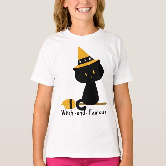 Witchy Cat Shirt (Voorkant)