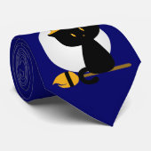 Witchy Cat Stropdas (Opgerold)