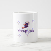 Witchy Cat Vibes – Schattige Halloween ontwerp