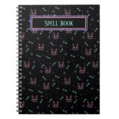  Witchy Cats and Crystals Pattern Notitieboek (Voorkant)