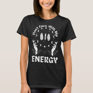 Witchy Celestial Moon en Crystals T-shirt