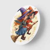 Witchy Characters Muurklok Decor Ronde Klok (Hoek)