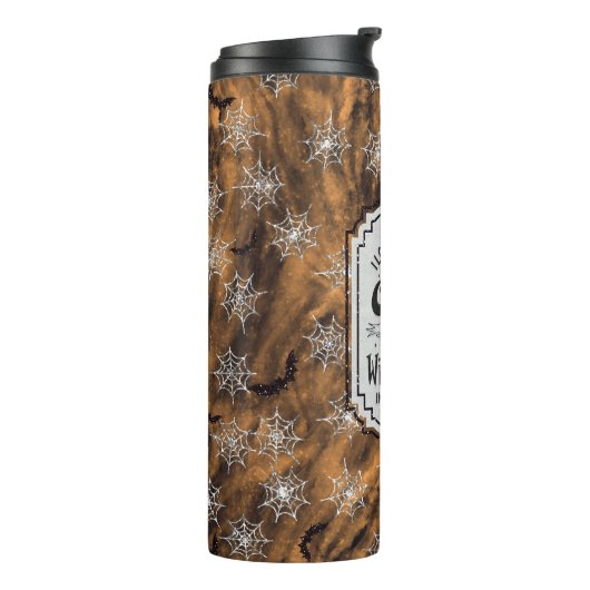 Witchy Coffee Lover's Thermosbeker (Gedraaid links)