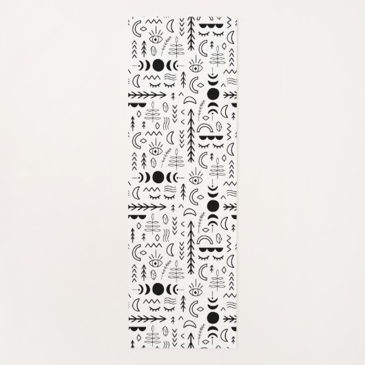 Witchy Crystal Moonchild Yogamat (Voorkant)