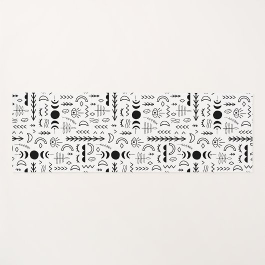 Witchy Crystal Moonchild Yogamat (Voorkant (horizontaal))