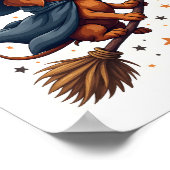 Witchy Dachshund Delight Poster (Hoek)