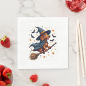 Witchy Dachshund Delight Servet (Insitu)