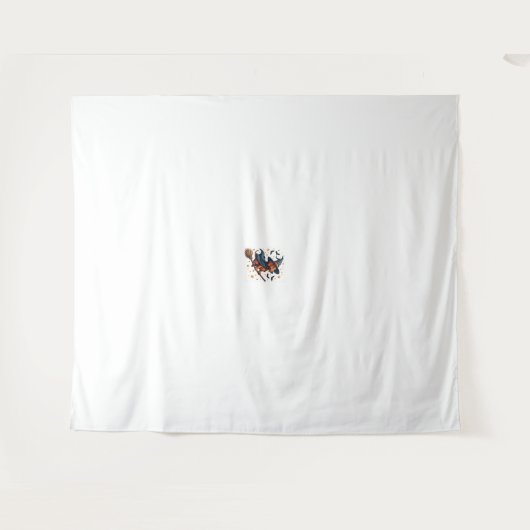 Witchy Dachshund Delight Wandkleed (Voorkant (horizontaal))