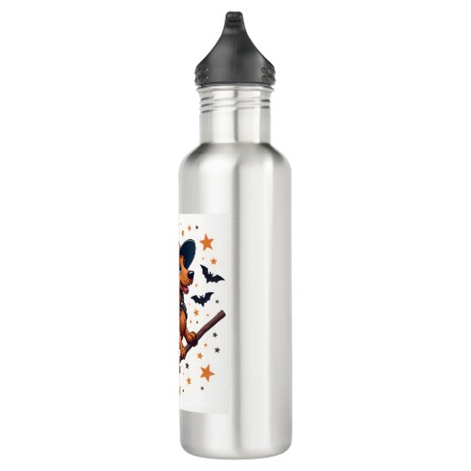 Witchy Dachshund Delight Waterfles (Rechts)