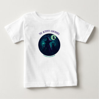 Witchy design on light kids clothes