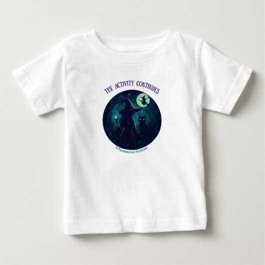 Witchy design on light kids clothes (Voorkant)