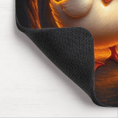 Witchy Duck Halloween Muismat - Grappige Cartoon A (Hoek)