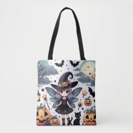 Witchy en Schattige (1) Full Print Tote Bag