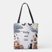 Witchy en Schattige (1) Full Print Tote Bag (Achterkant)